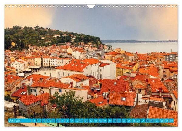 Produktbild: Piran - Slowenische Perle an der Adriak&uuml;ste (Wandkalender 2026 DIN A3 quer), CALVENDO Monatskalender