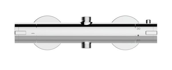 Produktbild: Duschsystem Mod. Young Eco mit Thermostat-Armatur Chrom, inkl. 2 Watersaving Regulatoren