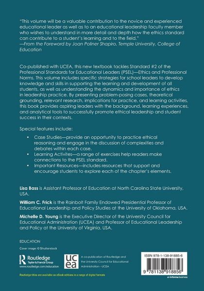 Produktbild: Developing Ethical Principles for School Leadership