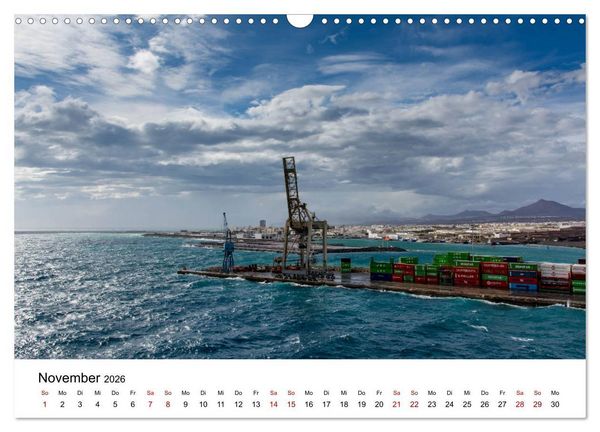 Produktbild: Lanzarote - Die Farben der Natur (Wandkalender 2026 DIN A3 quer), CALVENDO Monatskalender