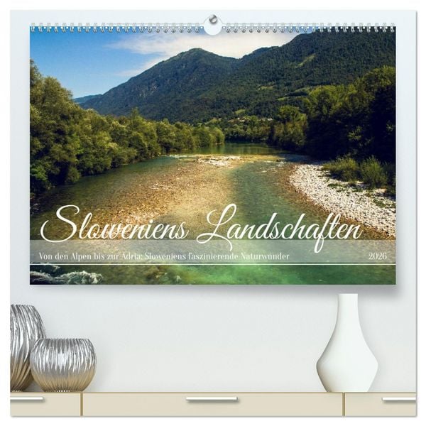 Slowenische Landschaften (hochwertiger Premium Wandkalender 2026 DIN A2 quer), Kunstdruck in Hochglanz
