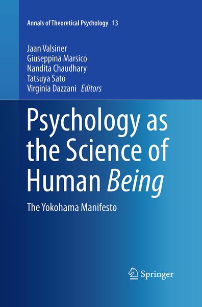 Produktbild: Psychology as the Science of Human Being