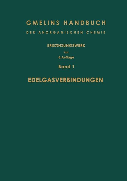 Produktbild: Edelgasverbindungen
