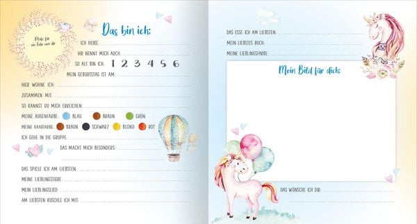 Produktbild: Meine ersten Freunde &ndash; Einh&ouml;rner (Aquarell-Optik)