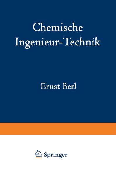Produktbild: Chemische Ingenieur-Technik