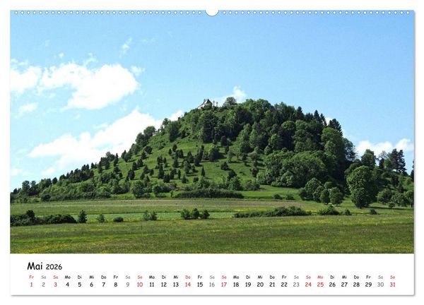 Produktbild: Impressionen von der Schw&auml;bischen Alb (Wandkalender 2026 DIN A2 quer), CALVENDO Monatskalender