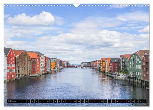 Produktbild: Farbenfrohe H&auml;user, Wohnen in Europa (Wandkalender 2026 DIN A3 quer), CALVENDO Monatskalender