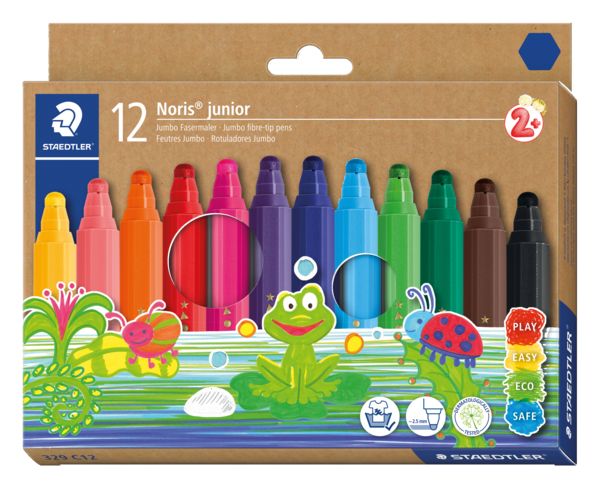 Produktbild: STAEDTLER Noris junior 329 Fasermaler, 329 C12