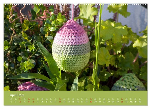 Produktbild: Aus Liebe zum H&auml;keln (hochwertiger Premium Wandkalender 2026 DIN A2 quer), Kunstdruck in Hochglanz