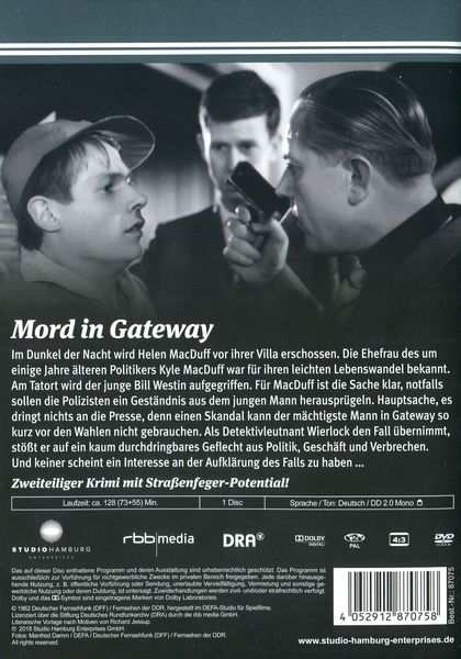 Produktbild: Mord in Gateway (DDR TV-Archiv)