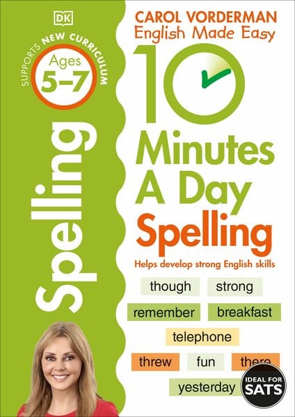 Produktbild: 10 Minutes A Day Spelling, Ages 5-7 (Key Stage 1)