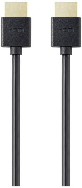 Produktbild: SpeaKa Professional HDMI Anschlusskabel HDMI-A Stecker, HDMI-A Stecker 2.00 m Schwarz 8K UHD, Flexibel HDMI-Kabel SP-11004212