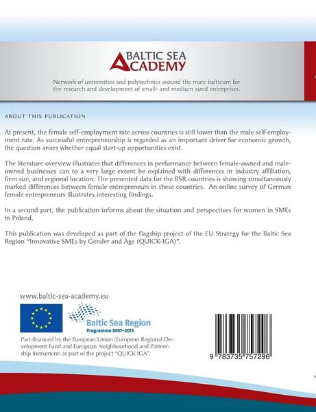 Produktbild: Female Entrepreneurship &ndash; Evidence from Germany and the Baltic Sea Region