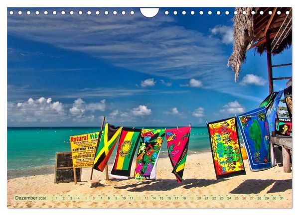 Produktbild: Die gro&szlig;en Antillen - Jamaica (Wandkalender 2026 DIN A4 quer), CALVENDO Monatskalender