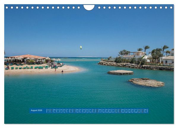 Produktbild: Kite Boarding El Gouna (Wandkalender 2026 DIN A4 quer), CALVENDO Monatskalender
