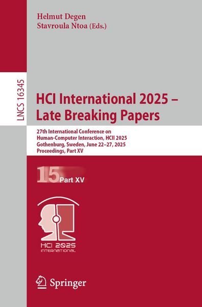 Produktbild: HCI International 2025 - Late Breaking Papers