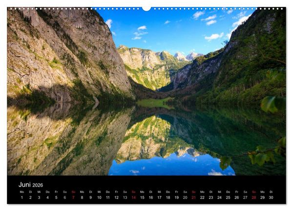Produktbild: Berchtesgadener Land (Wandkalender 2026 DIN A2 quer), CALVENDO Monatskalender