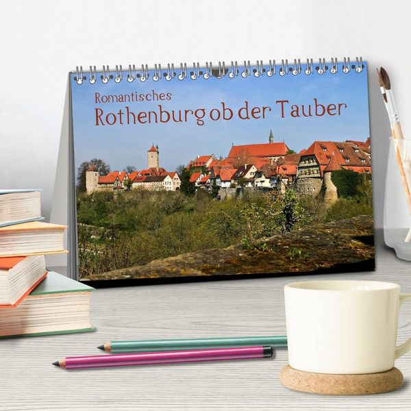Produktbild: Romantisches Rothenburg ob der Tauber (Tischkalender 2026 DIN A5 quer), CALVENDO Monatskalender