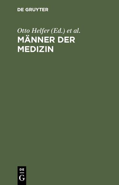 Produktbild: M&auml;nner der Medizin