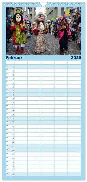 Produktbild: Familienplaner 2026 - Luzern, die Stadt im Zentrum der Schweiz mit 5 Spalten (Wandkalender, 21 x 45 cm) CALVENDO