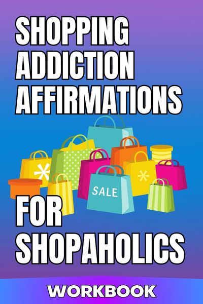 Produktbild: Shopping Addiction Affirmations for Shopaholics Workbook