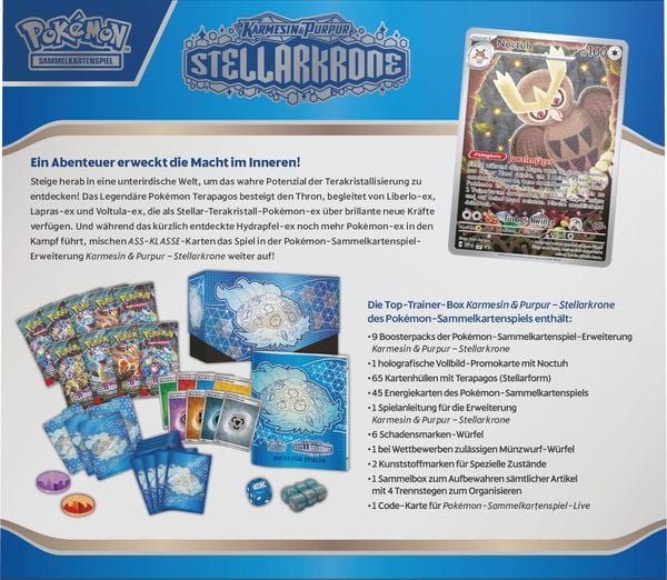Produktbild: Pokèmon (Sammelkartenspiel), PKM KP07 Top- Trainer Box DE