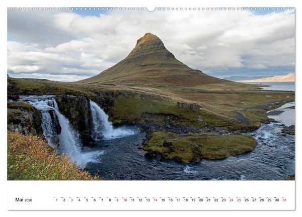 Produktbild: ISLAND Atemberaubende Natur aus Feuer und Eis (Wandkalender 2026 DIN A2 quer), CALVENDO Monatskalender