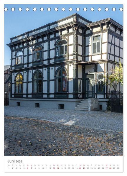 Produktbild: Fachwerk in Halberstadt (Tischkalender 2026 DIN A5 hoch), CALVENDO Monatskalender