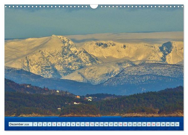 Produktbild: Wundersch&ouml;nes Bergen. Norwegens Tor zum Fjordland (Wandkalender 2026 DIN A3 quer), CALVENDO Monatskalender