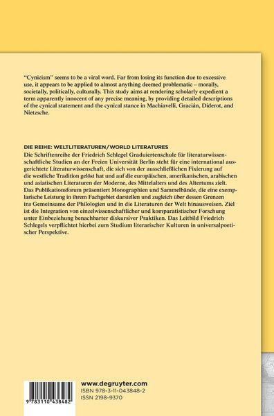 Produktbild: Artful Immorality &ndash; Variants of Cynicism
