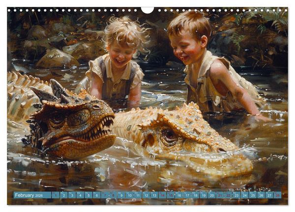 Produktbild: Dinosaur Legends (Wall Calendar 2026 DIN A3 landscape), CALVENDO 12 Month Wall Calendar