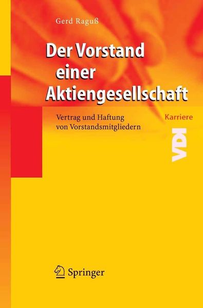 Produktbild: Der Vorstand einer Aktiengesellschaft