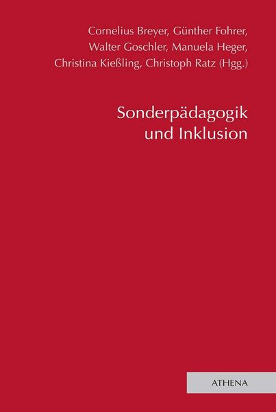 Produktbild: Sonderp&auml;dagogik und Inklusion