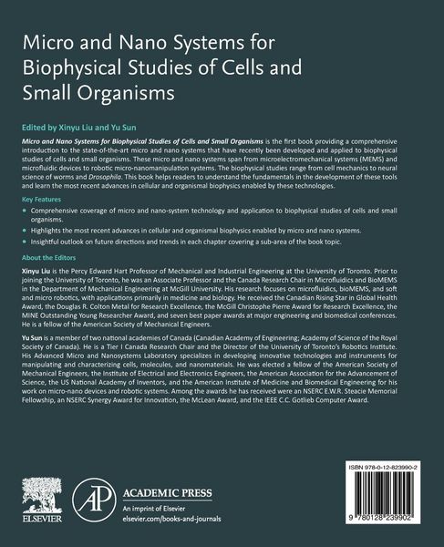 Produktbild: Micro and Nano Systems for Biophysical Studies of Cells and Small Organisms