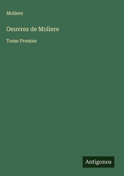 Produktbild: Oeuvres de Moliere