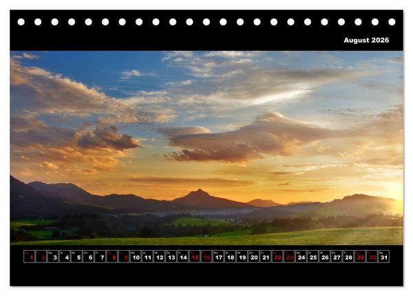 Produktbild: Europa im Breitbild (Tischkalender 2026 DIN A5 quer), CALVENDO Monatskalender