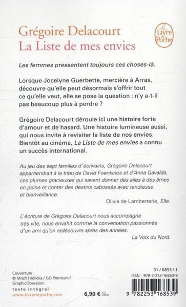 Produktbild: La liste de mes envies