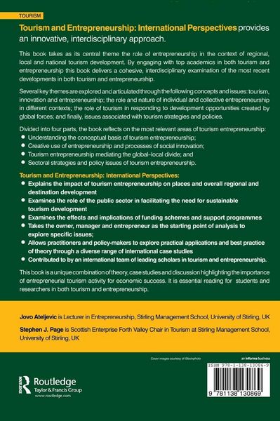 Produktbild: Tourism and Entrepreneurship