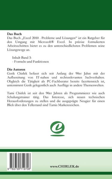 Produktbild: Excel 2010. Probleme und L&ouml;sungen. Band 3