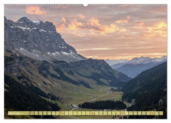 Produktbild: Schweizer Panorama - Von den Alpen bis zu den Seen (Wandkalender 2026 DIN A2 quer), CALVENDO Monatskalender