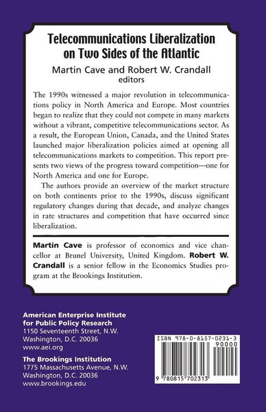 Produktbild: Telecommunications Liberation on Two Sides of the Atlantic