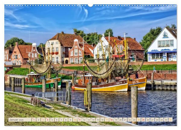 Produktbild: Reise an die Nordsee - Greetsiel (hochwertiger Premium Wandkalender 2026 DIN A2 quer), Kunstdruck in Hochglanz