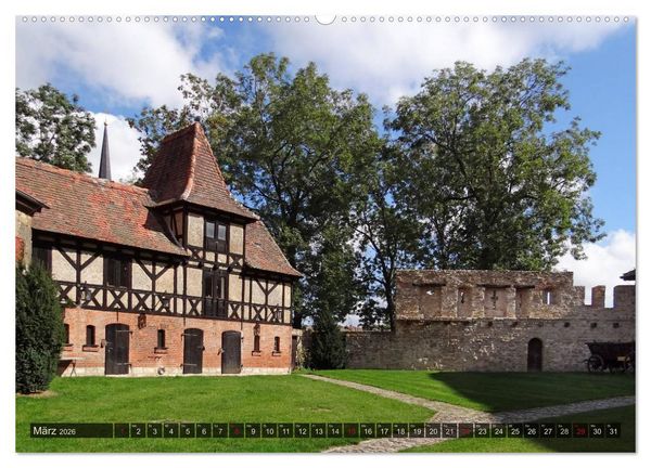 Produktbild: Wunderbares Th&uuml;ringen - Burgen (Wandkalender 2026 DIN A2 quer), CALVENDO Monatskalender