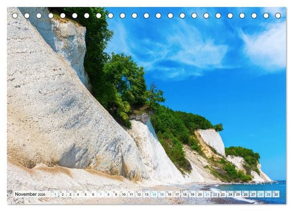 Produktbild: R&uuml;gen in Bildern (Tischkalender 2026 DIN A5 quer), CALVENDO Monatskalender