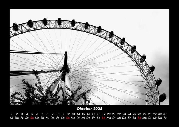 Produktbild: London 2025 Fotokalender DIN A3