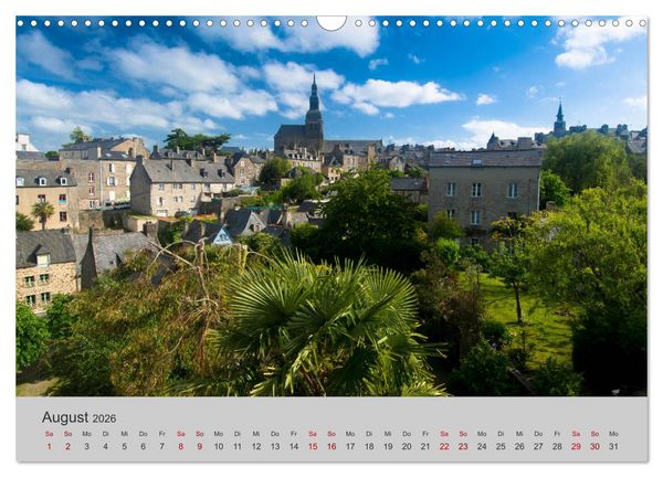 Produktbild: Die Sch&ouml;nheit der Bretagne (Wandkalender 2026 DIN A3 quer), CALVENDO Monatskalender