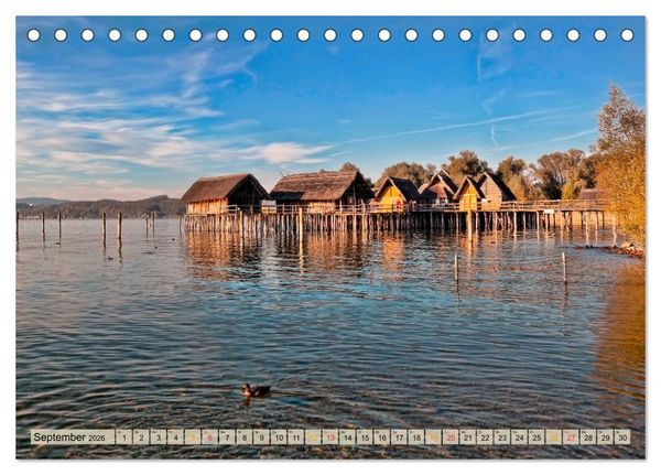 Produktbild: Bodensee - "Die D&ouml;rfer sind wie ein Garten ..." (Rainer Maria Rilke) (Tischkalender 2026 DIN A5 quer), CALVENDO Monatskalender