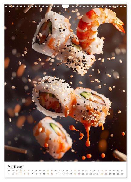 Produktbild: Sushi f&uuml;r Kenner (Wandkalender 2026 DIN A3 hoch), CALVENDO Monatskalender