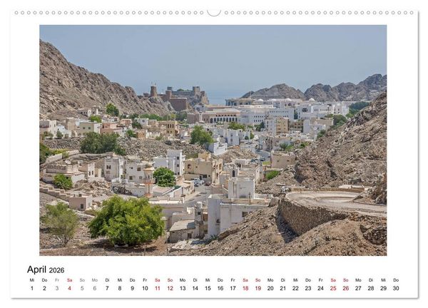 Produktbild: Sagenhafter Oman (Wandkalender 2026 DIN A2 quer), CALVENDO Monatskalender