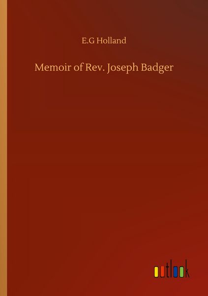 Produktbild: Memoir of Rev. Joseph Badger
